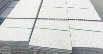 铜仁芝麻白毛板，石材毛板