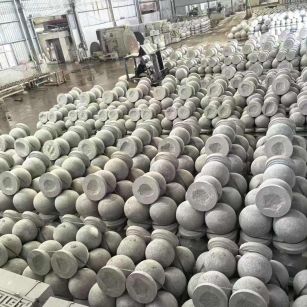 铜仁芝麻白圆球 石球 挡车球