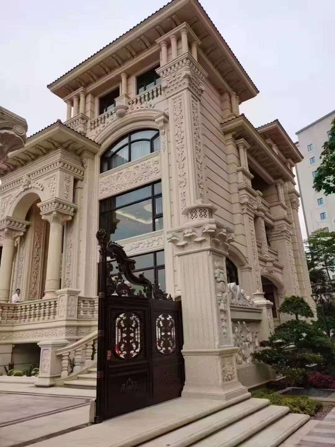 铜仁黄金麻别墅外墙异形定制