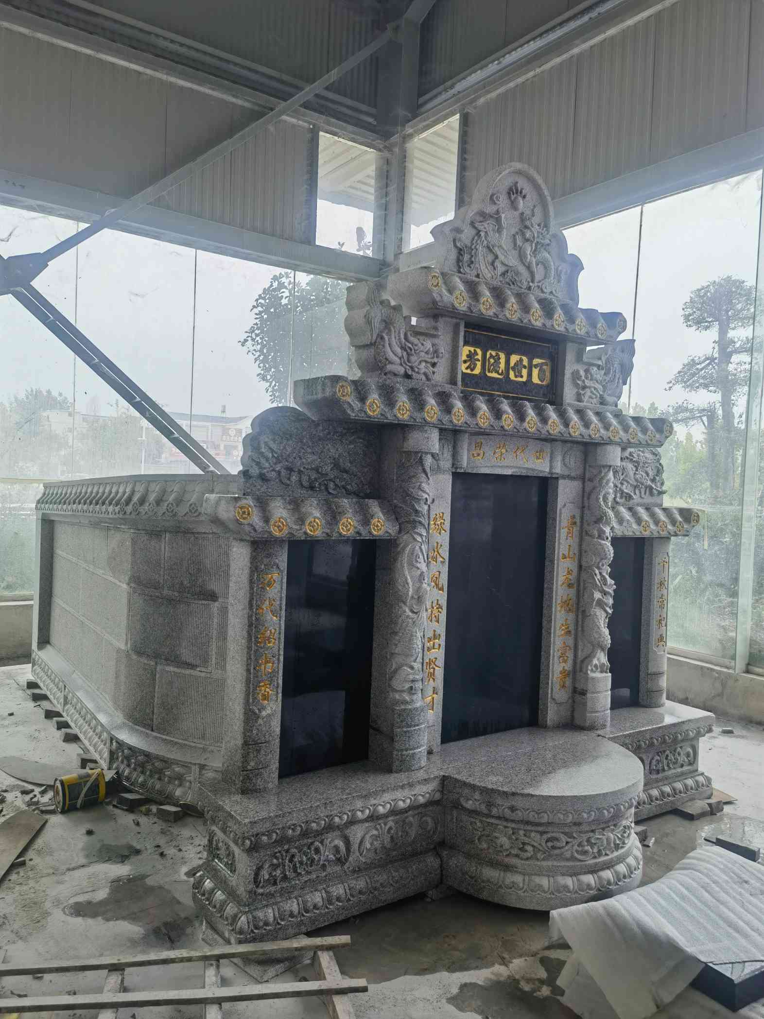 铜仁套墓 墓碑 围坟石 异形定制